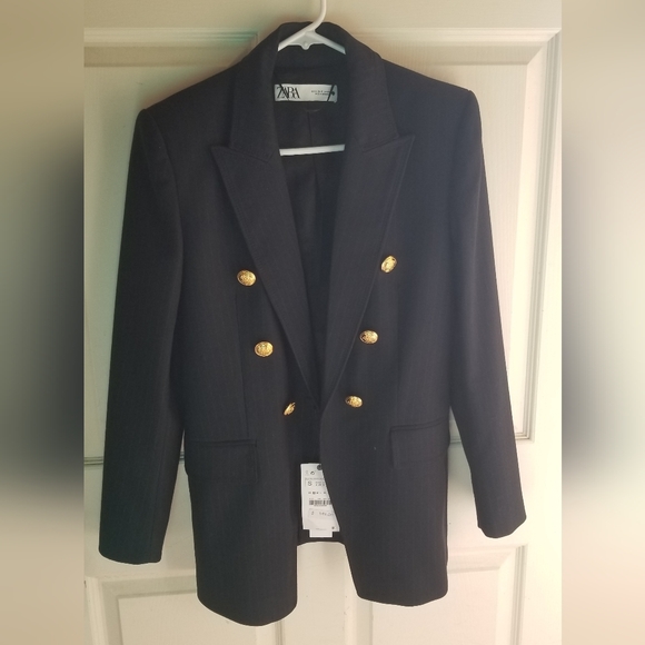 Zara pinstripe blazer - Picture 4 of 7